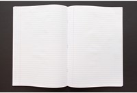 Schrift Kangaro A4 lijn 160 pagina's 60gr zwart pak à 5 stuks-1