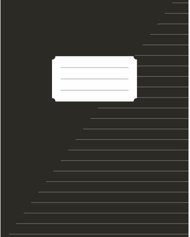 Schrift Kangaro A5 lijn 160 pagina's 60gr zwart pak à 10 stuks