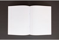 Schrift Kangaro A5 lijn 160 pagina's 60gr zwart pak à 10 stuks-1