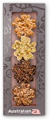 Chocolade Australian bloemen doos 4 stuks