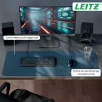 Bureau-onderlegger Leitz 100x40cm oprolbaar donkergrijs-1