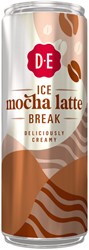IJskoffie Douwe Egberts moccha latte blik 250 ml