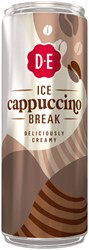 IJskoffie Douwe Egberts cappuccino blik 250 ml