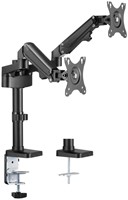 Monitorarm Neomounts DS70-750BL2 zwart 2 scherm-1