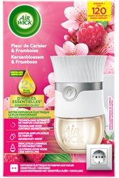Luchtverfrisser AirWick Electrical Kersenbloesem & Framboos Starter Kit 19ml
