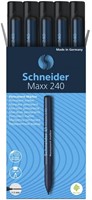Viltstift permanent Schneider Maxx 240 rond 1-2mm zwart-4