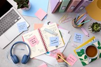 Memoblok Post-it 3M 73x73mm Transparant blauw-3