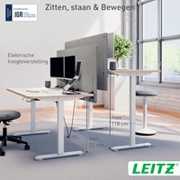 Zit-sta bureau Leitz Ergo elektrisch 140x80cm-4
