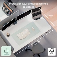 Zit-sta bureau Leitz Ergo elektrisch 140x80cm-5