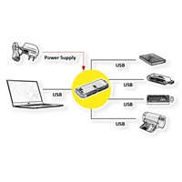 Hub USB 2.0 4 poorten Value versterkt-2