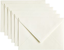 Envelop Papicolor C6 114x162mm anjerwit 6/st