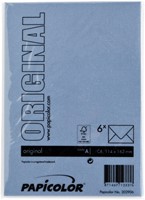 Envelop Papicolor C6 114x162mm donkerblauw 6/st-3