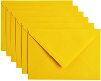 Envelop Papicolor C6 114x162mm dottergeel 6/st