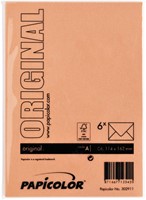 Envelop Papicolor C6 114x162mm oranje 6/st-3