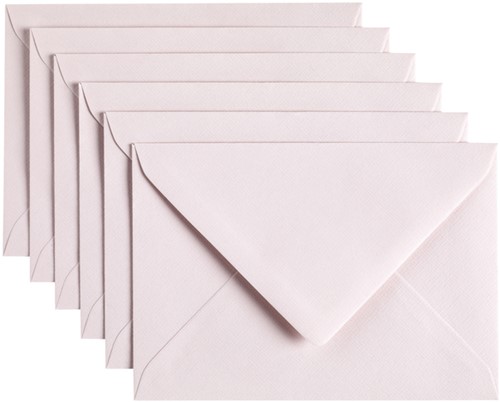 Envelop Papicolor C6 114x162mm lichtroze 6/st