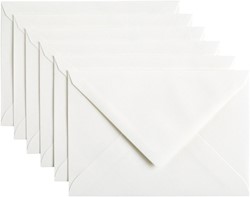 Envelop Papicolor C6 114x162mm hagelwit 6/st