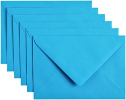 Envelop Papicolor C6 114x162mm hemelsblauw 6/st