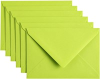 Envelop Papicolor C6 114x162mm appelgroen 6/st
