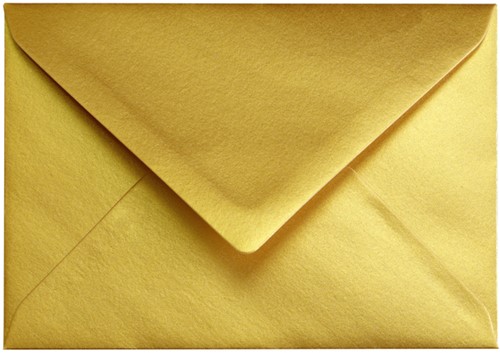 Envelop Papicolor C6 114x162mm goud 6/st-2