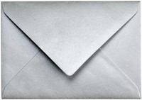 Envelop Papicolor C6 114x162mm zilver 6/st-2