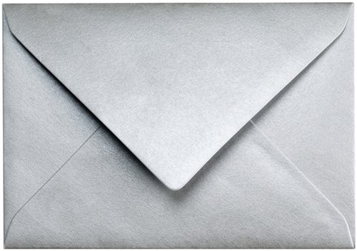 Envelop Papicolor C6 114x162mm zilver 6/st-2