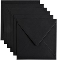 Envelop Papicolor 140x140mm ravenzwart 6/st