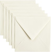 Envelop Papicolor 140x140mm anjerwit 6/st