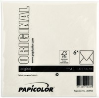 Envelop Papicolor 140x140mm anjerwit 6/st-3