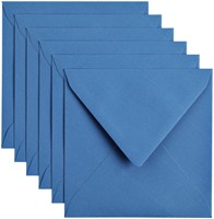Envelop Papicolor 140x140mm donkerblauw 6/st