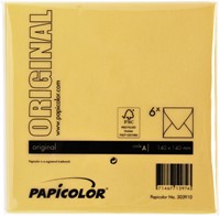 Envelop Papicolor 140x140mm dottergeel 6/st-3