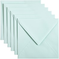 Envelop Papicolor 140x140mm zeegroen 6/st