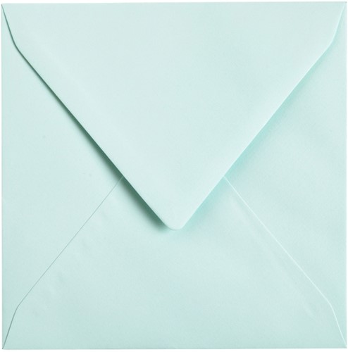 Envelop Papicolor 140x140mm zeegroen 6/st-2