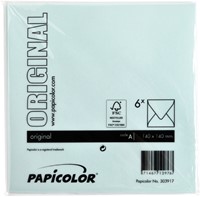 Envelop Papicolor 140x140mm zeegroen 6/st-3