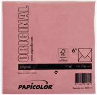 Envelop Papicolor 140x140mm rood 6/st-3