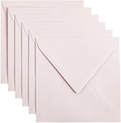 Envelop Papicolor 140x140mm lichtroze 6/st