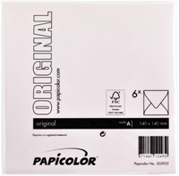 Envelop Papicolor 140x140mm lichtroze 6/st-3