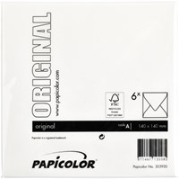 Envelop Papicolor 140x140mm hagelwit 6/st-3