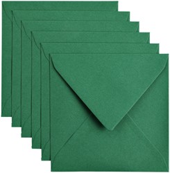 Envelop Papicolor 140x140mm dennengroen 6/st
