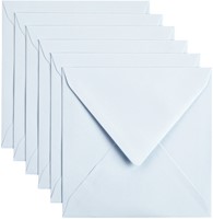 Envelop Papicolor 140x140mm babyblauw 6/st
