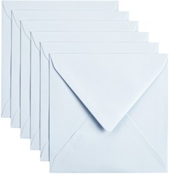 Envelop Papicolor 140x140mm babyblauw 6/st