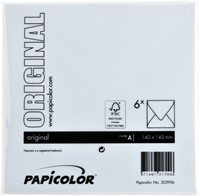 Envelop Papicolor 140x140mm babyblauw 6/st-3