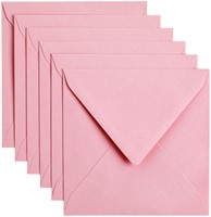 Envelop Papicolor 140x140mm babyroze 6/st