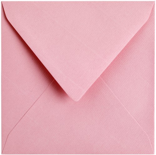 Envelop Papicolor 140x140mm babyroze 6/st-2