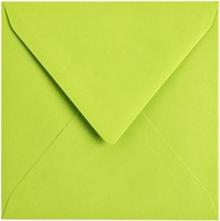 Envelop Papicolor 140x140mm appelgroen 6/st-2