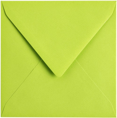 Envelop Papicolor 140x140mm appelgroen 6/st-2