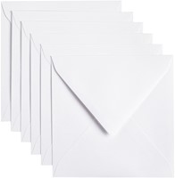 Envelop Papicolor 140x140mm kraft wit 6/st