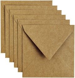 Envelop Papicolor 140x140cm kraft bruin 6/st