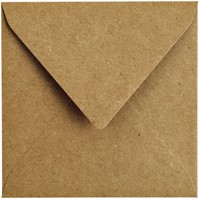 Envelop Papicolor 140x140cm kraft bruin 6/st-2