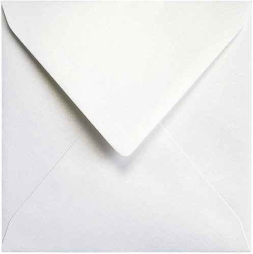 Envelop Papicolor 140x140mm parelwit 6/st-2