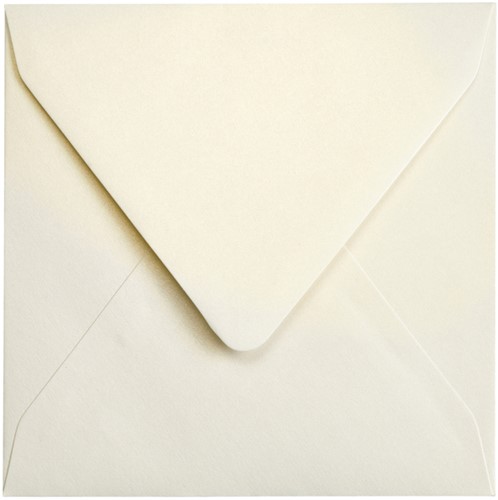 Envelop Papicolor 140x140mm ivoor 6/st-2